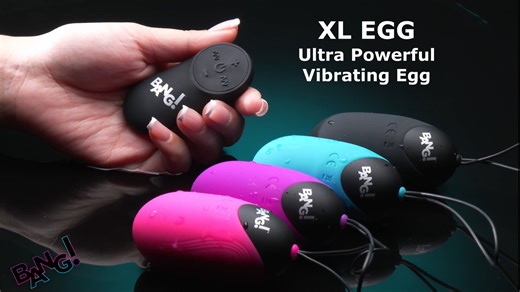 Bang! XL Silicone Remote Control Vibrating Egg