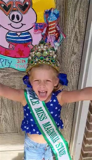 18 reactions · 3 comments | Little Miss Magnolia State 2023, Rowen LaFontaine wishes everyone a Happy Fourthof July❤️懶 | Miss Magnolia State Pageant | Facebook