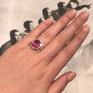 The traditional October birthstone, Tourmaline is available in a rainbow of colours 💎 Pink Tourmaline is representative of the virtues of love for humanity and sympathy 💗 | Keshett Jewellery