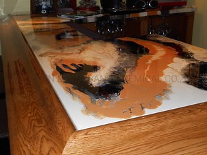 [Hot Item] High Grade Metallic Epoxy Coating for Concrete Wood Countertops