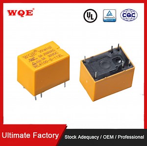 [Hot Item] Small PCB Relay UL TUV CQC 4101 Cru 3A 120VAC 24VDC 3V 5V 6V 9V 12V 5pin Wl4100