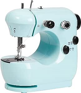 Sewing Machine, Portable Sewing Machine with Extension Table, Handheld Sewing with 2-Speed & Foot Pedal, Mini Sewing Machines Lightweight Sewing for Kids/Adult/Beginners/Household/Tailor