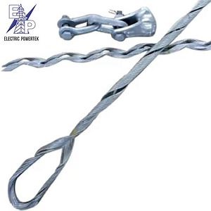 [Hot Item] Abrazadera de extremo muerto preformada de alta calidad / agarre de sujeción para OPGW de ADSS, hardware de línea aérea