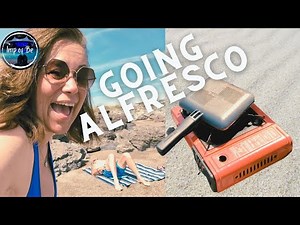 A Day At The Beach - Cooking Burgers With The Ridgemonkey & Portable Gas Stove