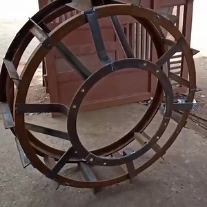 62K views · 320 reactions | Iron wheel making for tractor | Kitchen Craft & DIY | Facebook