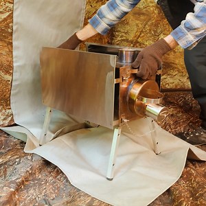 Setting Up A Huge Tent with a Stove Thanks for watching! Please be aware that this video is for entertainment purposes and the techniques shown should not be attempted at home! | Crafty Panda How