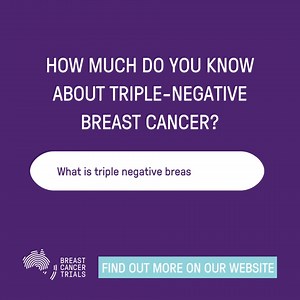 20 reactions | Today is Triple Negative Breast Cancer (TNBC) Day, a...