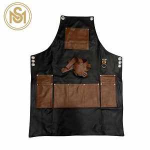 SM 100% Leather Apron Adjustable Crossback Straps. Ideal for Grill, Bartender, BBQ, Butcher, Chefs, Barbers or Woodworking Versatile Pockets - Etsy