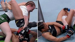 UFC Fight Night 239 video: Jaqueline Amorim overcomes referee-induced confusion to tap Cory McKenna