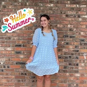 We love a flowy sundress! This swiss dotted babydoll dress is FLYING off the racks! Stop by and try one on before they’re gone! #shopaay #boutiqueshopping #boutiquestyle | All About You Boutique | Facebook