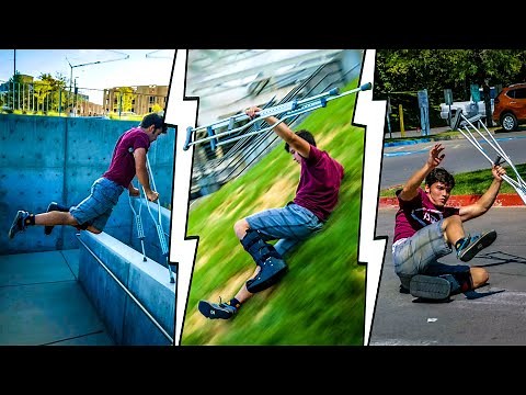 Parkour in Crutches! [Random Acts BYUtv Episode]