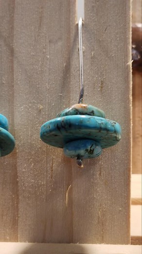 #HandcraftedJewellery , these turquoise and silver #dropearrings are now available @nimbinartistsgallery #australianmade #calderacollective #silver #ArtisanMade #jewelrylover #jewelryartist | Caldera Collective