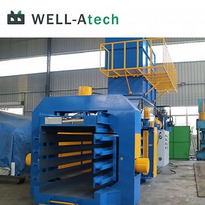 [Hot Item] Horizontal Waste Paper Cardboard Baling Press Machine Straw Fiber Textile Plastic Baler