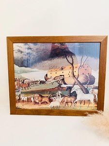 Vintage Arche Noah gerahmter Druck - Etsy.de