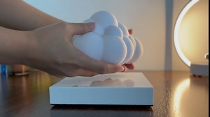 MAGECMOON Floating Cloud Lamp, Magnetic Levitating Cloud LED Lamps Night Lights, 3 Modes Adjustable Brightness Desk Lamps, Unique Gifts for Christmas Home Decoration