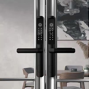 [Hot Item] Tt Lock Smart Home Fingerprint Lock WiFi Biometric Door Lock Password/IC Card/APP/Key