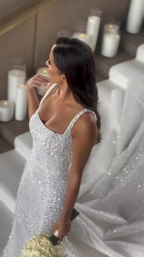 Dazzling Bride 💞💞💞 __________ #syrianevents @syrianevents ▪︎ ▪︎ __________ #bride #bridemakeup #brideoftheday #bridemood #groom #beauty #beautiful #video #photographe #photo #lebaneseweddings #syrianwedding #dubai #weddingseason #weddings #amazing #nice #wow #luxurywedding #elegantdress #fashiondesigner #تركيا #romance #sea | Syrian event