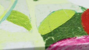 Peacock 2 Black Float Frame Canvas Art, Peacock Artwork