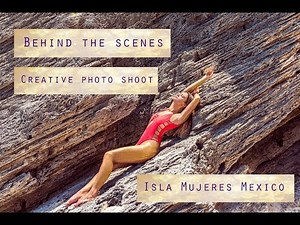Beach photography photoshoot creative ideas. Swimwear photos. Isla Mujeres Cancun photographer.