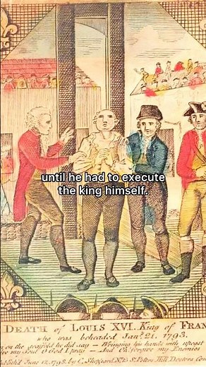 The Executioner Who Killed His King #history #frenchhistory #louisxvi #frenchrevolution