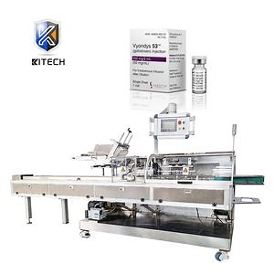 [Hot Item] Fully Automatic Pet Bottle Carton Box Form Fill Seal Wrapping Flow Packaging Packing Filling Sealing Machine