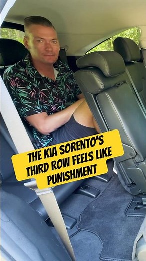 2024 Kia Sorento 3rd Row Seat Space
