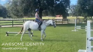 AWESOME IDENTITY is ready to be your awesome partner! "Trixie" is a pleasant, dependable ride. We are very impressed with her professionalism. This beautiful girl would be a great fit for a junior or petite amateur rider. She will be suitable for a lower-level second career. Click here to read her full bio and consider adoption: ➡️ newvocations.org/horse_detail/1038 🎁 TAKE 50% OFF her adoption fee when you adopt her by Dec. 23rd with our Home for the Holidays Adoption Special! 🕊️ 2020 Thorough