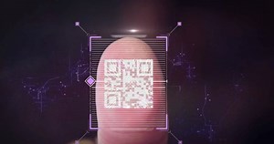 Animation Data Processing Qr Code Over Stok Videosu (%100 Telifsiz) 1093652425 | Shutterstock