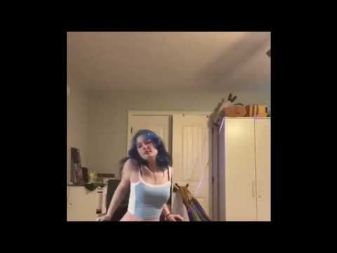 Sariah blue hair girl nonstop farting