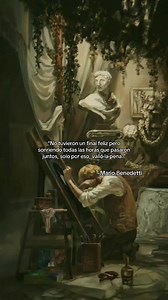 No tuvieron un final feliz pero sonrieron — frase de Mario Benedetti