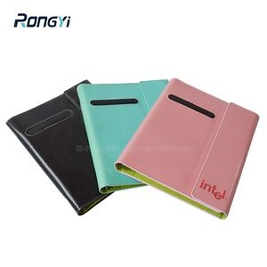 [Hot Item] Colorful Leather Three-Fold Magnetic Organizer Notebook 8.5inches