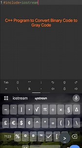 C++ program to convert binary code in gray code