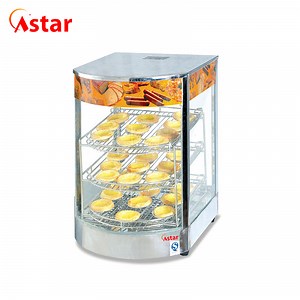 [Hot Item] Astar Catering Equipment Mini Food Display Warmer for Canteens, Bakeries, Egg Tart