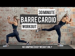 30 Minute Barre Inspired Cardio Workout | All Standing | No Jumping | No Equipment | Low Impact