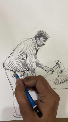 Human figure drawing demo 😊 Join my art classes ☎️ 91 9559480989 (WhatsApp) #sketch #instalive #liveart #art #figuredrawing #sketching #sketchinstadaily #dailydrawing #draw #artlover #shashankdrawings | Shashank Shukla