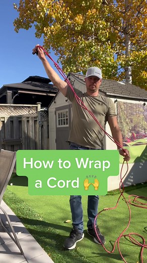 Extension Cord Wrap Tutorial