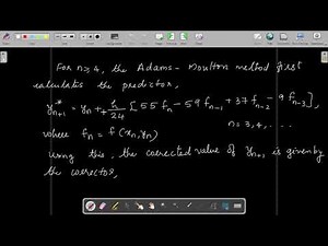 Adams Moulton method