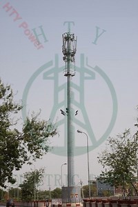 [Hot Item] Steel Tube Monopole Telecommunication Antenna Tower / Steel Pipe Telecom Mast Tower / Communication Pole Tower Factory Price for Sale