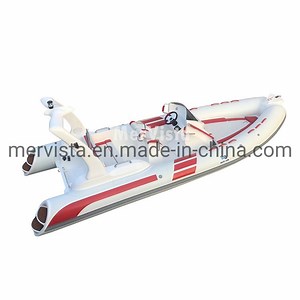 [Hot Item] 5.8m Luxury Rib 580 Inflatable Boats Yacht Cheap Race Cruiser Boat Hypalon Rib Boat