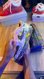 13K views · 339 reactions | ASMR PAINT SPLATTER SHOES | Richy Customs | Facebook