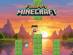 Flappy Minecraft 🕹️ SGameSでオンラインプレイ