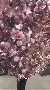 15K views · 387 reactions | 11_Geology vibes_Amethyst plate on steel stand #naturalcrystals #crystalporn #crystalsofig #crystal #crystals | Amazing Woodworking | Facebook