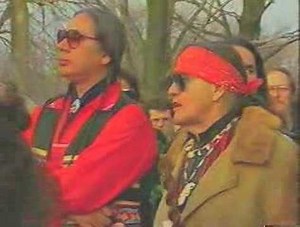 VERNON & MIKE HANEY RE-BURY THE ANCESTORS AT DIXON MOUNDS - AMERICAN INDIAN MOVEMENT