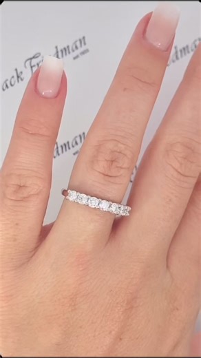 The ring of eternal love. The Diamond Eternity Ring.💍#JackFriedmanJewellers #engagementring #diamondring #diamonds | Jack Friedman Jewellers