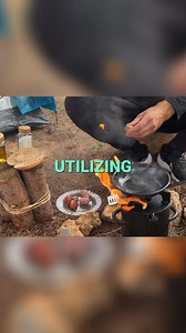 4K views · 27 reactions | This stove doesn't just burn pellets—it transforms them. First, they release combustible gases like carbon monoxide. Then, those gases mix with air and ignite, creating a clean, powerful flame. Almost all of the wood's energy is utilized, leaving only charcoal behind. #CampingStove #PyrolyticStove #WoodPelletStove #SmokelessFire #OutdoorCooking #CampfireCooking | Crazy Channel | Facebook