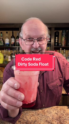 Delicious Cherry Code Red Dirty Soda Float Recipe