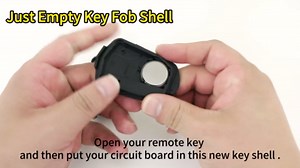 Key Fob Cover Shell Case Replacement for Cadillac ATS ATS-V CTS CT6 XTS XT5 XT4 XT6 SRX 2014 2015 2016 2017 2018 2019 2020 2021 5 Buttons Car Remote Pad Cover HYQ2AB, HYQ2EB (2PCS)