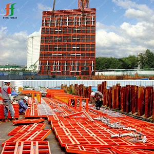 [Hot Item] Heavy-Duty Reusable Steel Shuttering Timber Plywood Formwork for Concrete Slabs Walls Column Construction