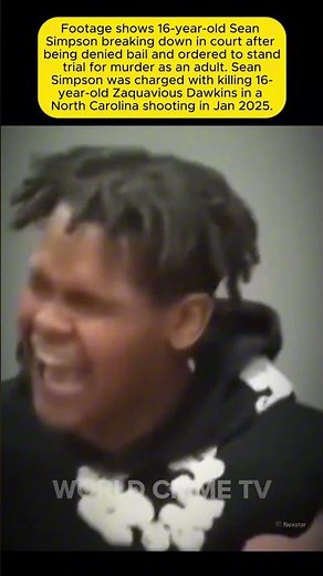 Sean Simpson breaking down in court after being denied a bail