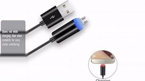 1.5FT TrueProve Charge Cable for Nook and Nook Color Tablets. Smart LED Charging Sync Data Cord